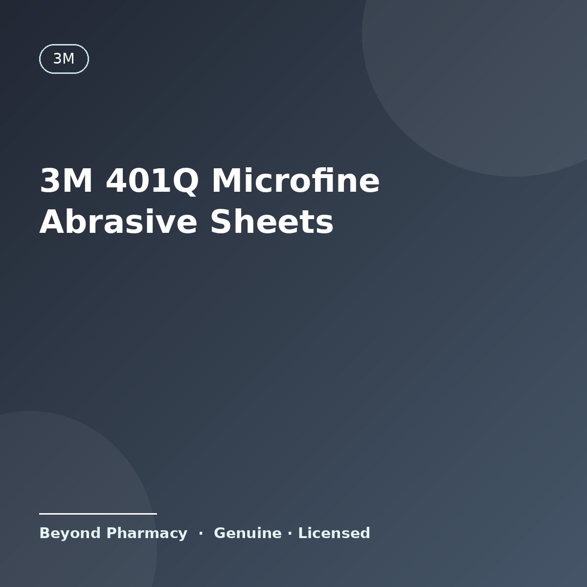3M 401Q Microfine Abrasive Sheets – 3M