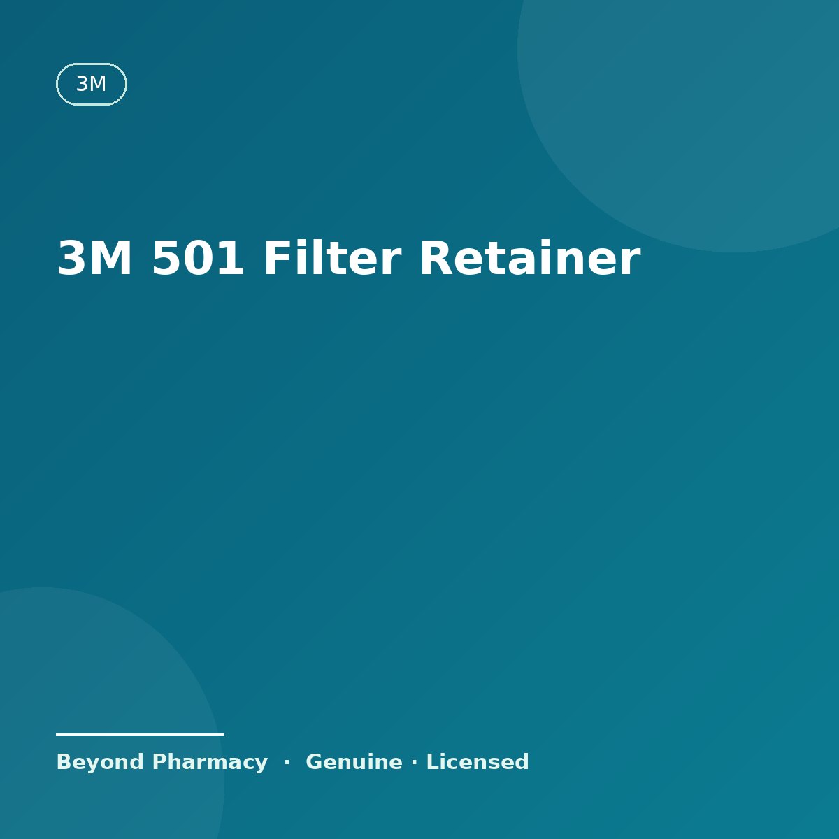 3M 501 Filter Retainer (Pair) – 3M medical product