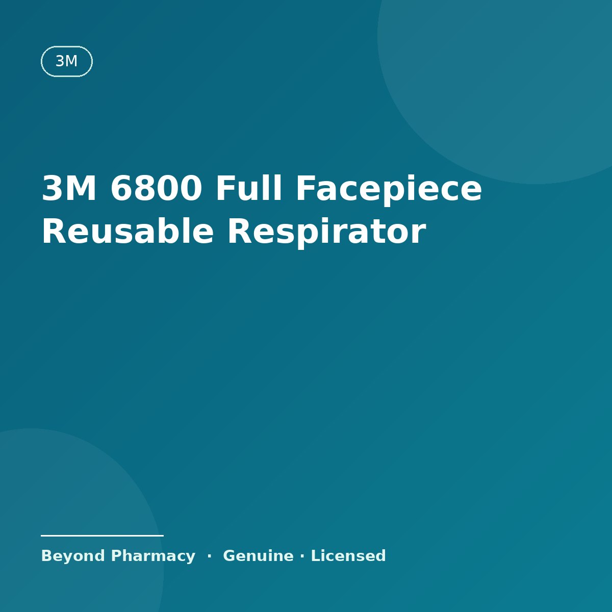 3M 6800 Full Facepiece Reusable Respirator – 3M medical product