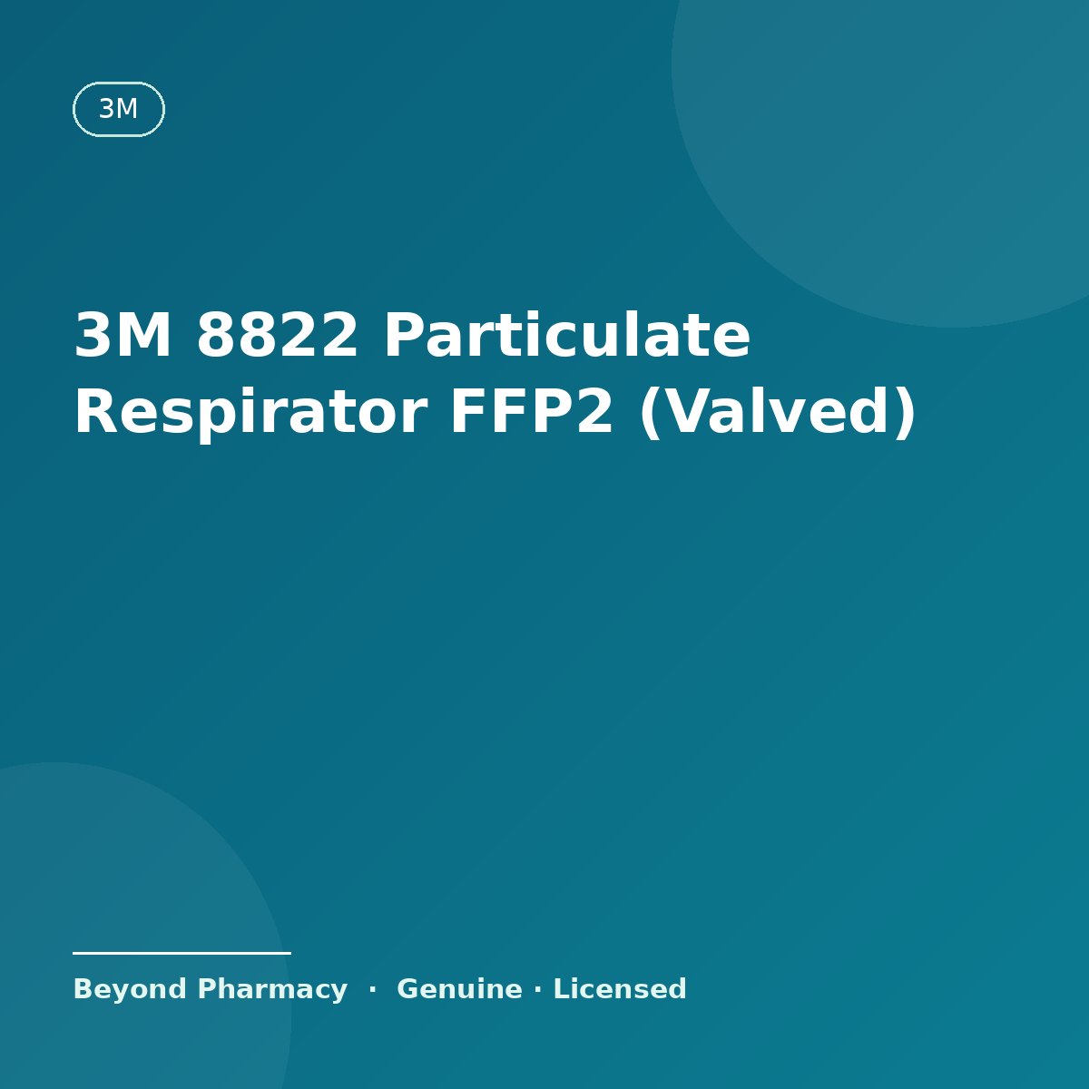 3M 8822 Particulate Respirator FFP2 (Valved) – 3M medical product