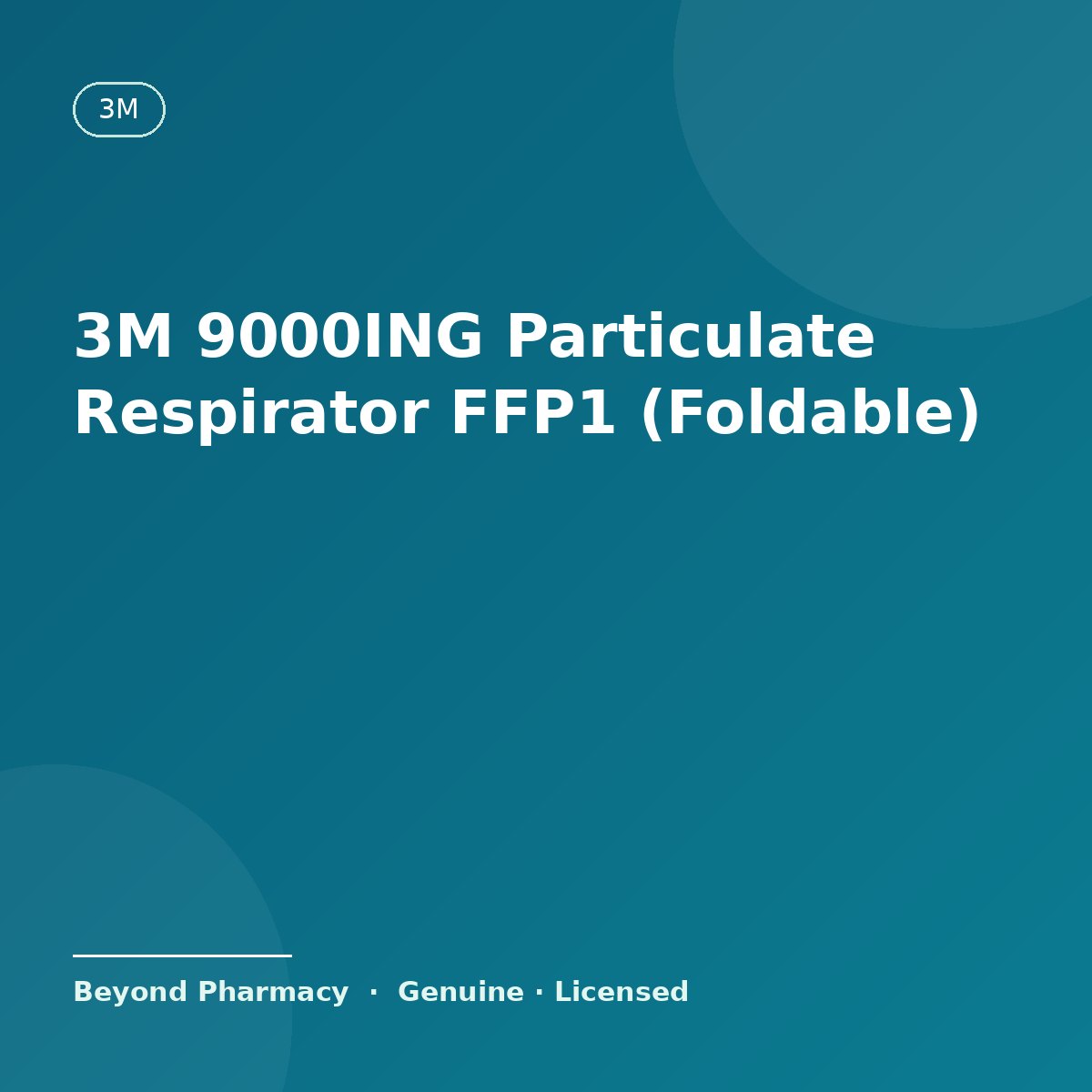 3M 9000ING Particulate Respirator FFP1 (Foldable) – 3M medical product