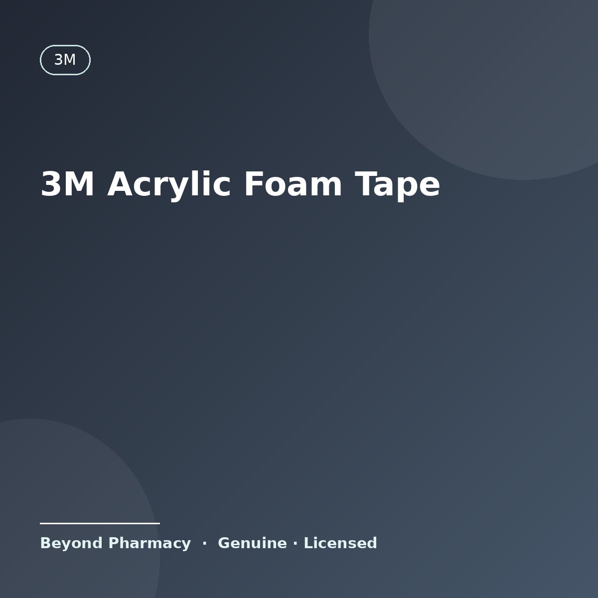 3M Acrylic Foam Tape – 3M