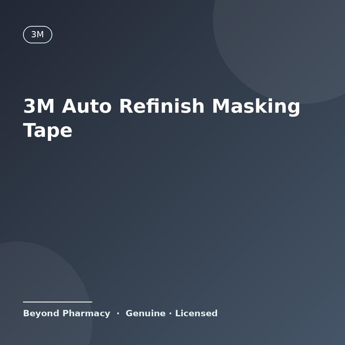 3M Auto Refinish Masking Tape – 3M