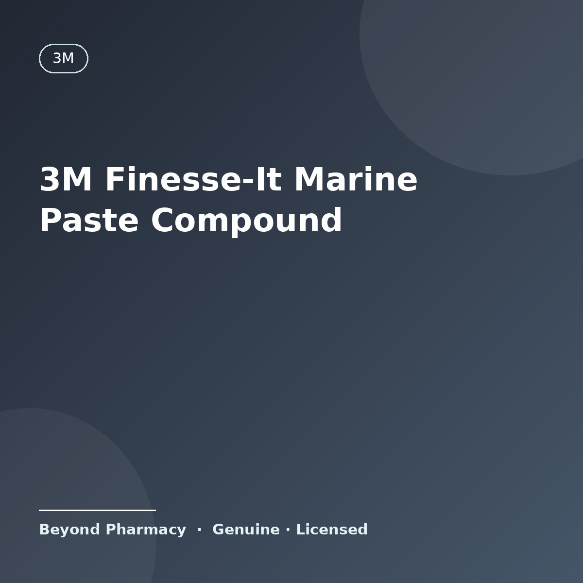 3M Finesse-It Marine Paste Compound – 3M