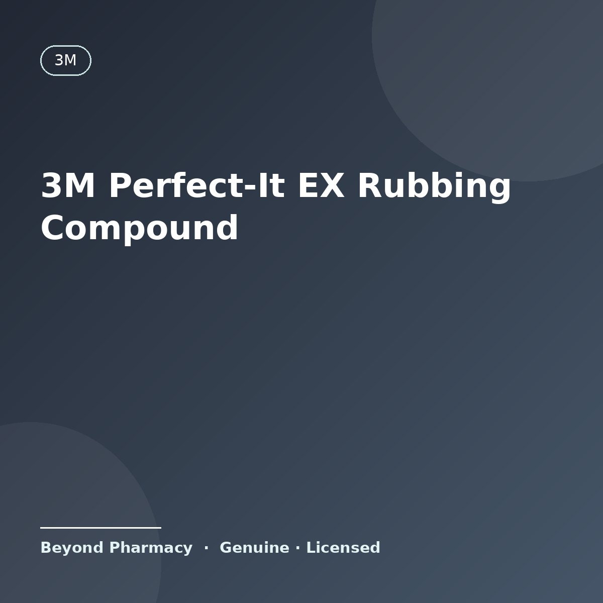 3M Perfect-It EX Rubbing Compound – 3M