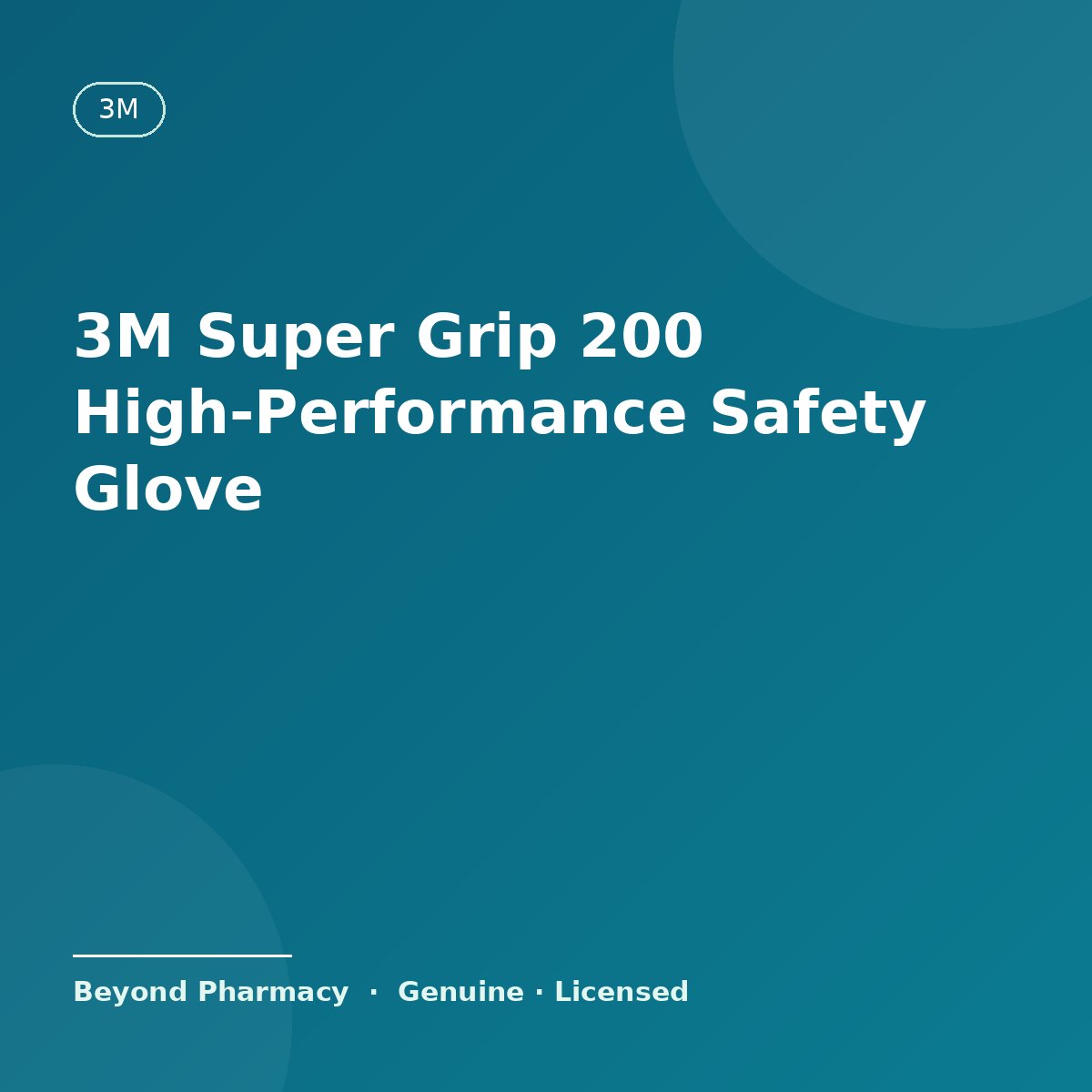 3M Super Grip 200 High-Performance Industrial Safety Glove – 3M medical product
