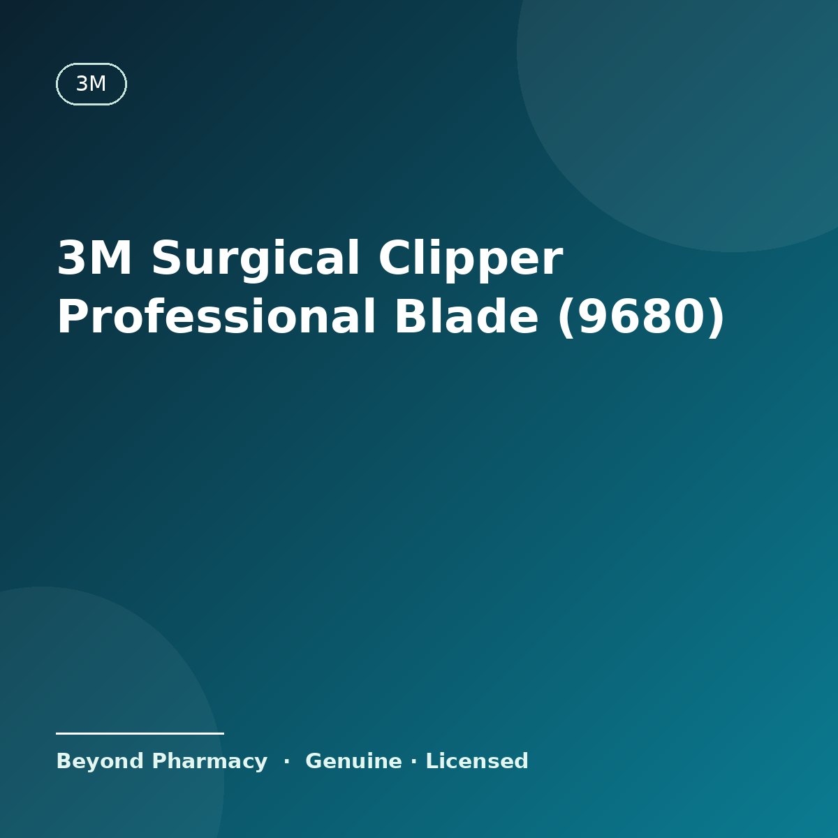 3M Surgical Clipper Professional Blade Assembly (9680) – 3M medical product