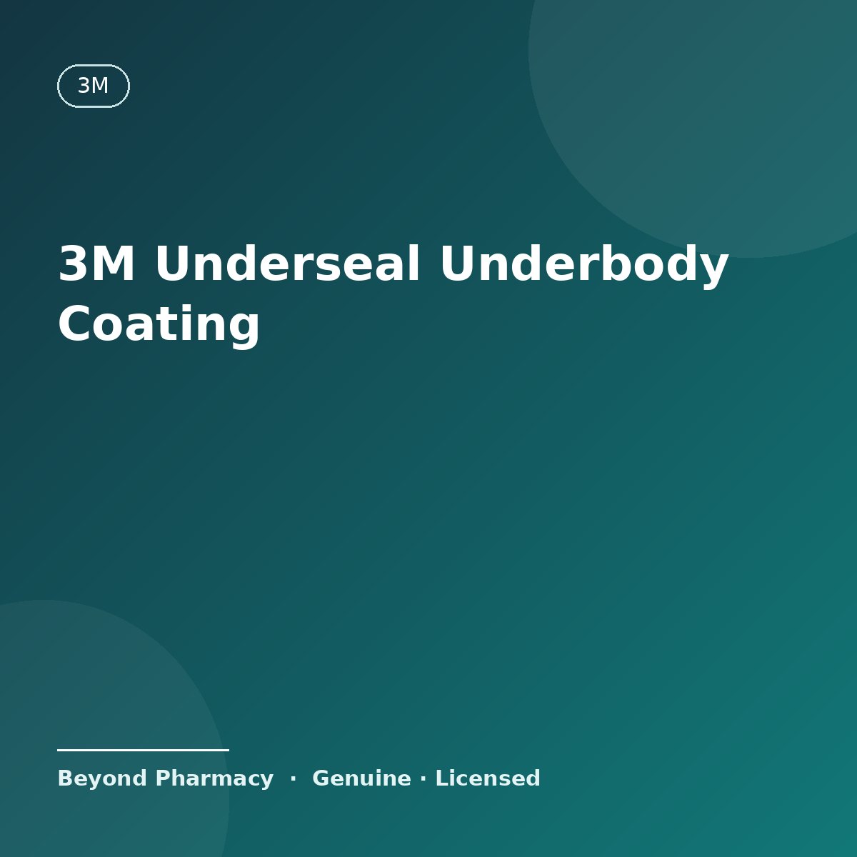 3M Underseal Underbody Coating – 3M