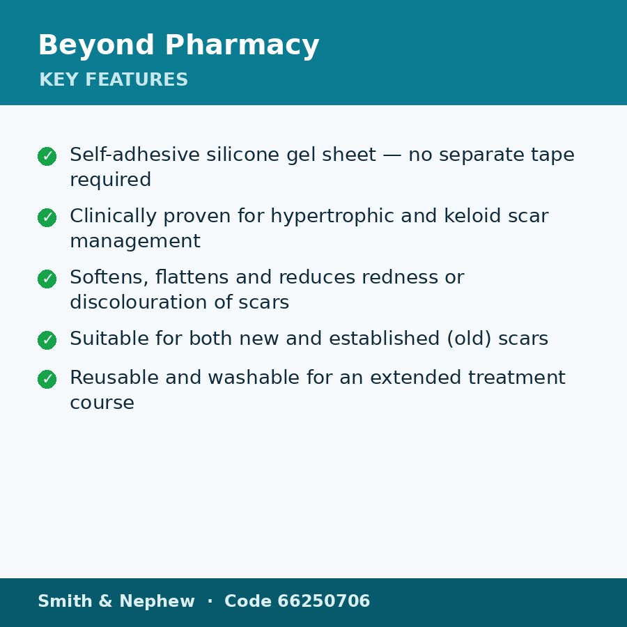 Cica-Care Silicone Gel Sheet 12x15cm view 5