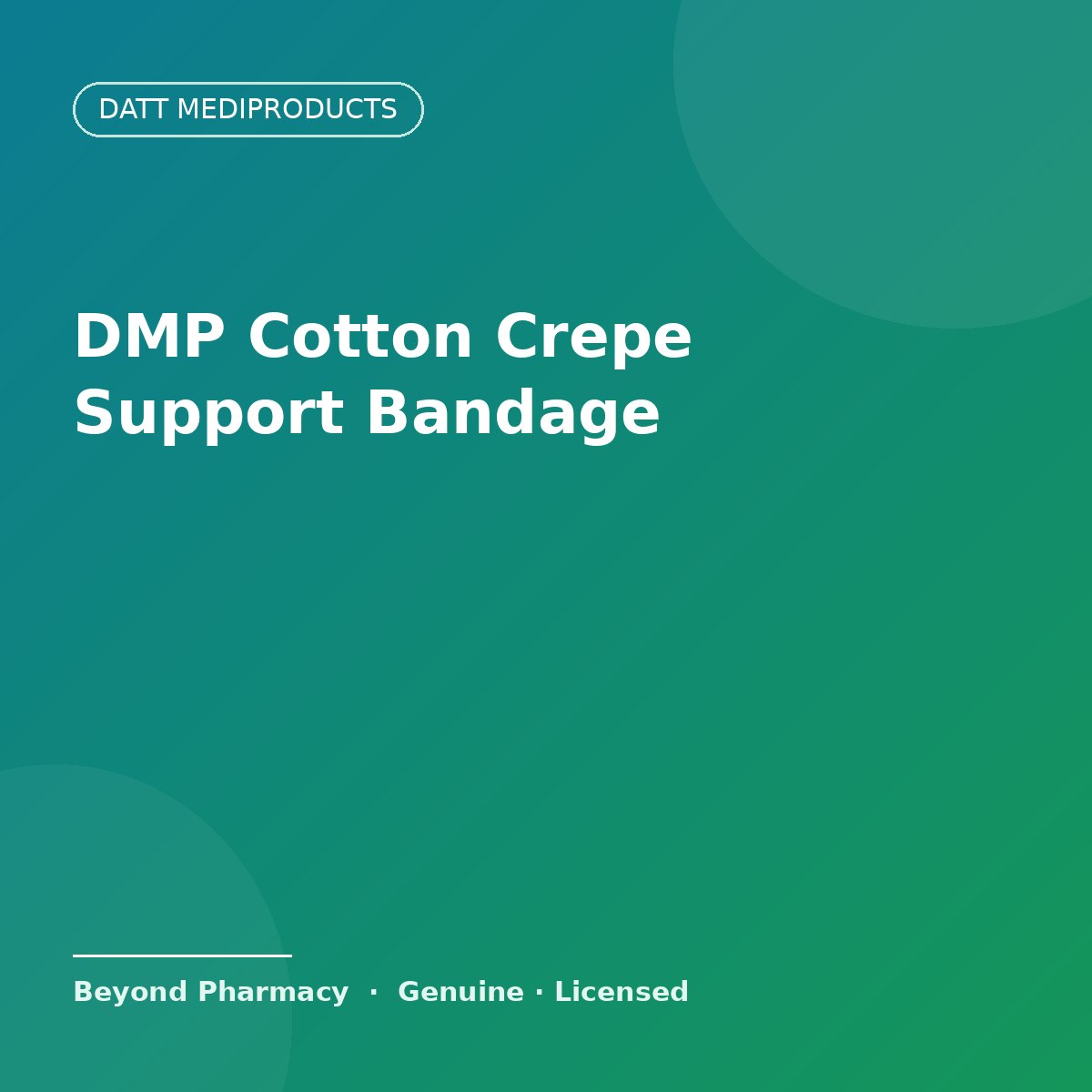 Datt Mediproducts DMP Cotton Crepe Support Bandage (100% Cotton) – Datt Mediproducts medical product