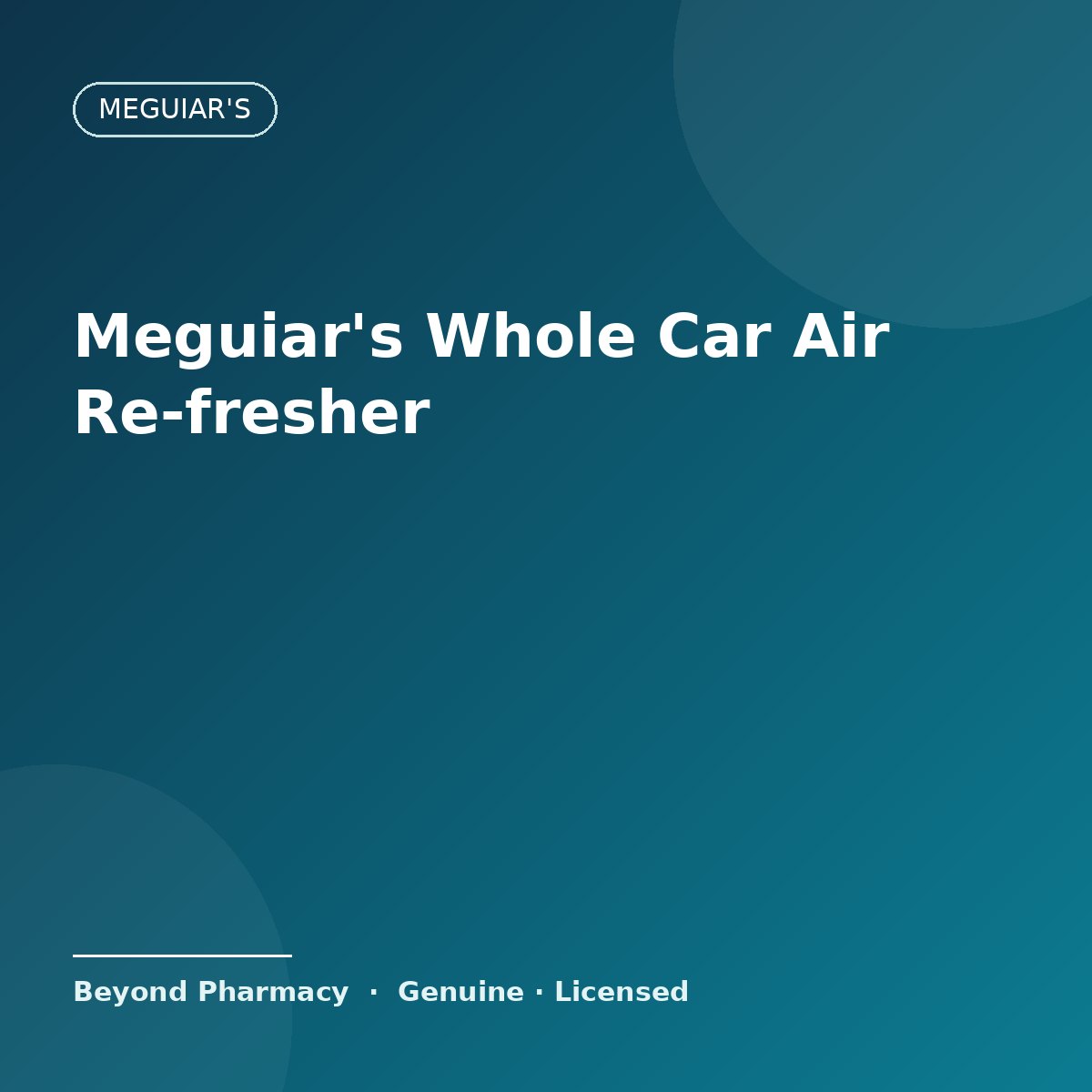 Meguiar's Whole Car Air Re-fresher – Meguiar's