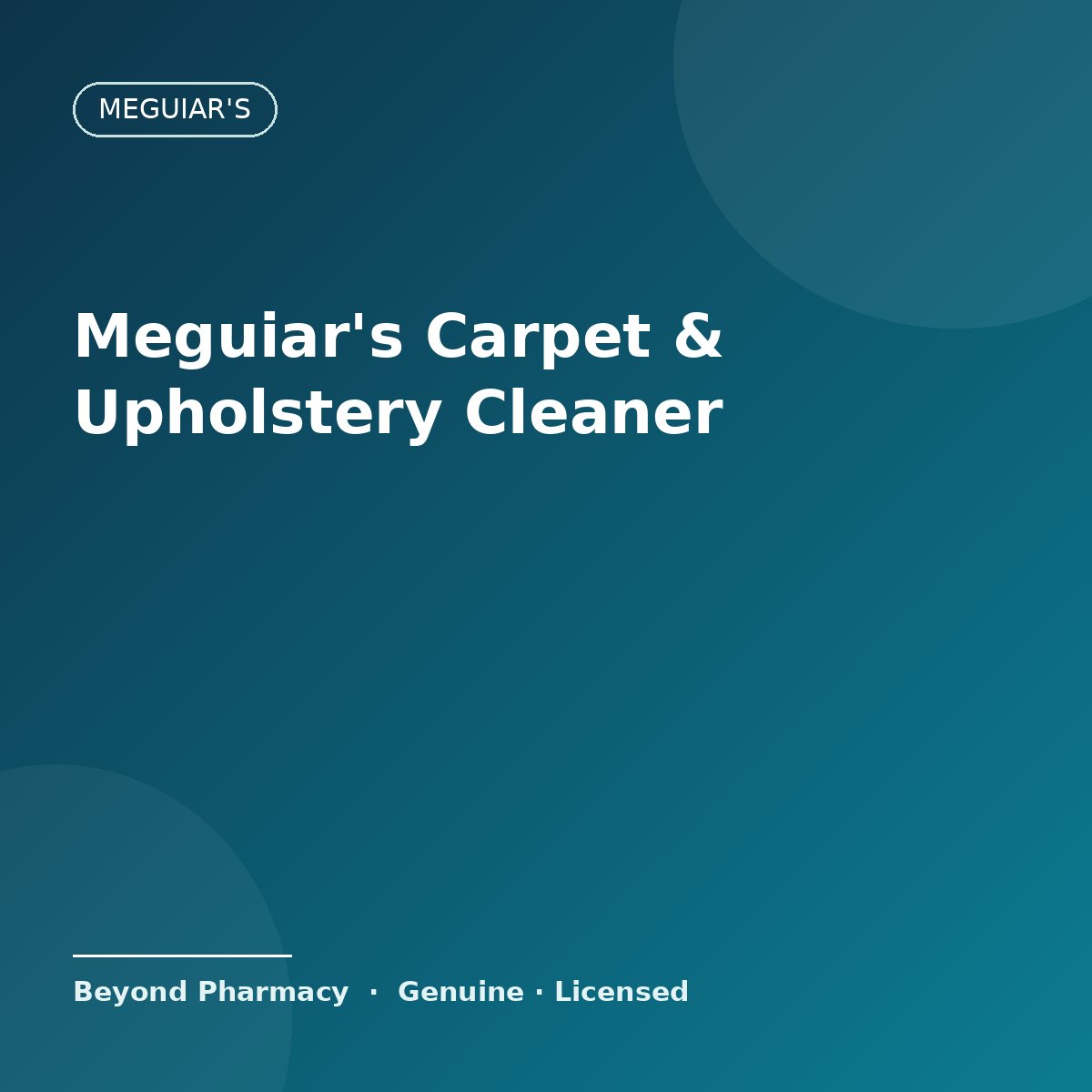 Meguiar's Carpet & Upholstery Cleaner – Meguiar's