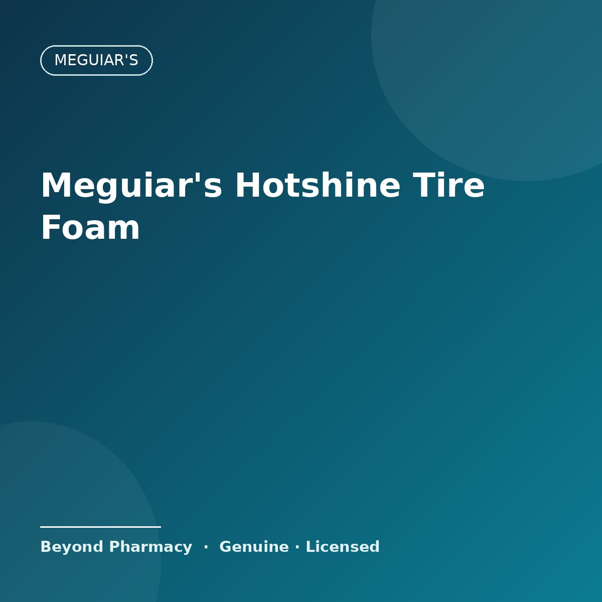 Meguiar's Hotshine Tire Foam – Meguiar's