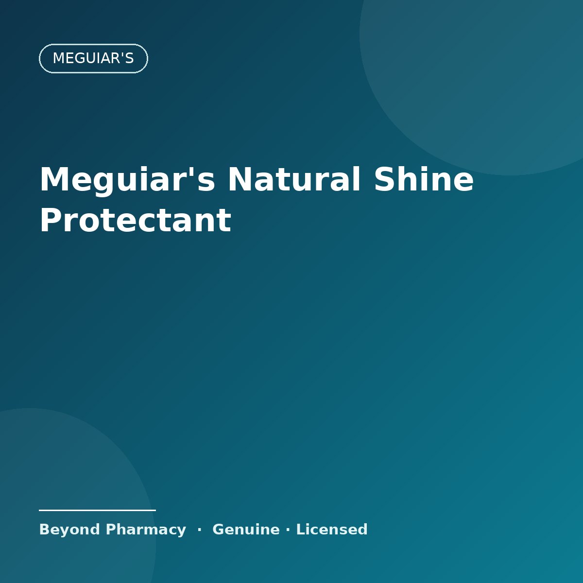 Meguiar's Natural Shine Protectant – Meguiar's