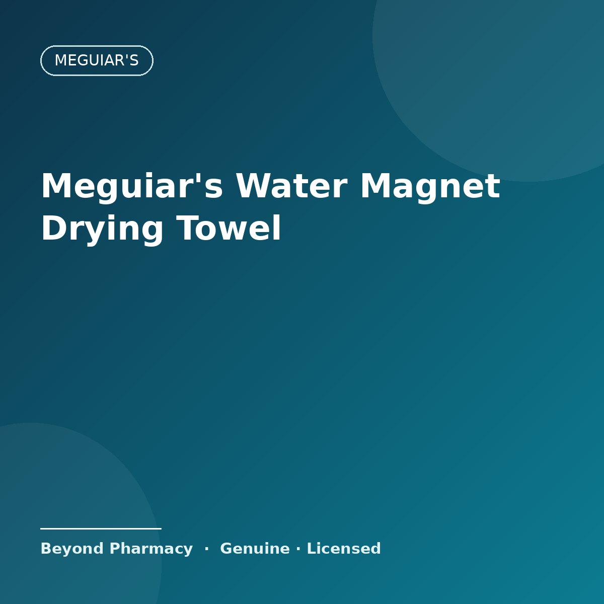 Meguiar's Water Magnet Drying Towel – Meguiar's