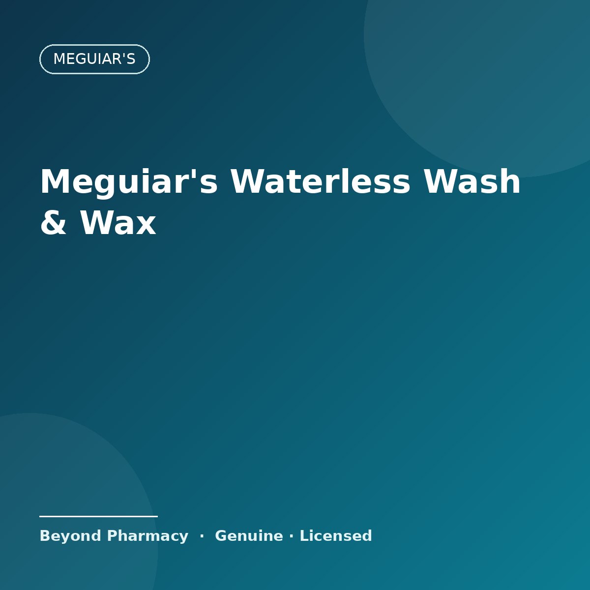 Meguiar's Waterless Wash & Wax – Meguiar's