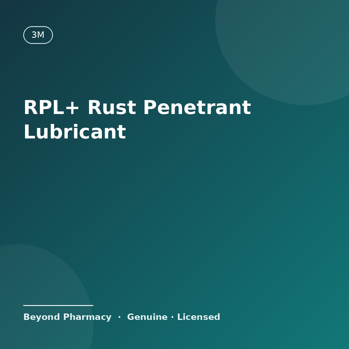 RPL+ Rust Penetrant Lubricant – 3M
