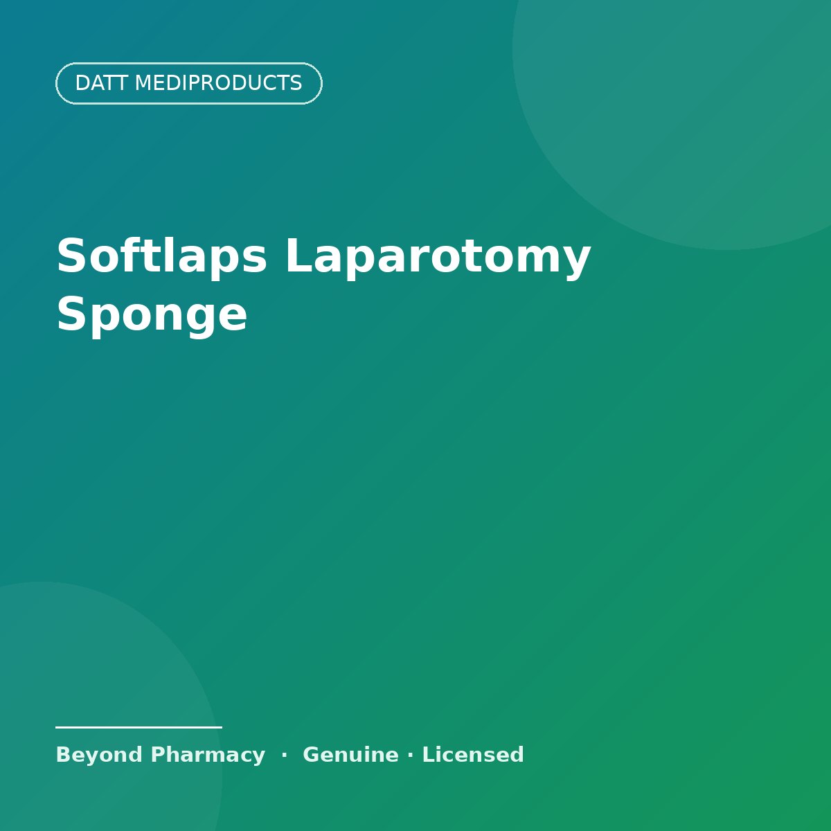 Datt Mediproducts Softlaps Laparotomy Sponge – Datt Mediproducts medical product