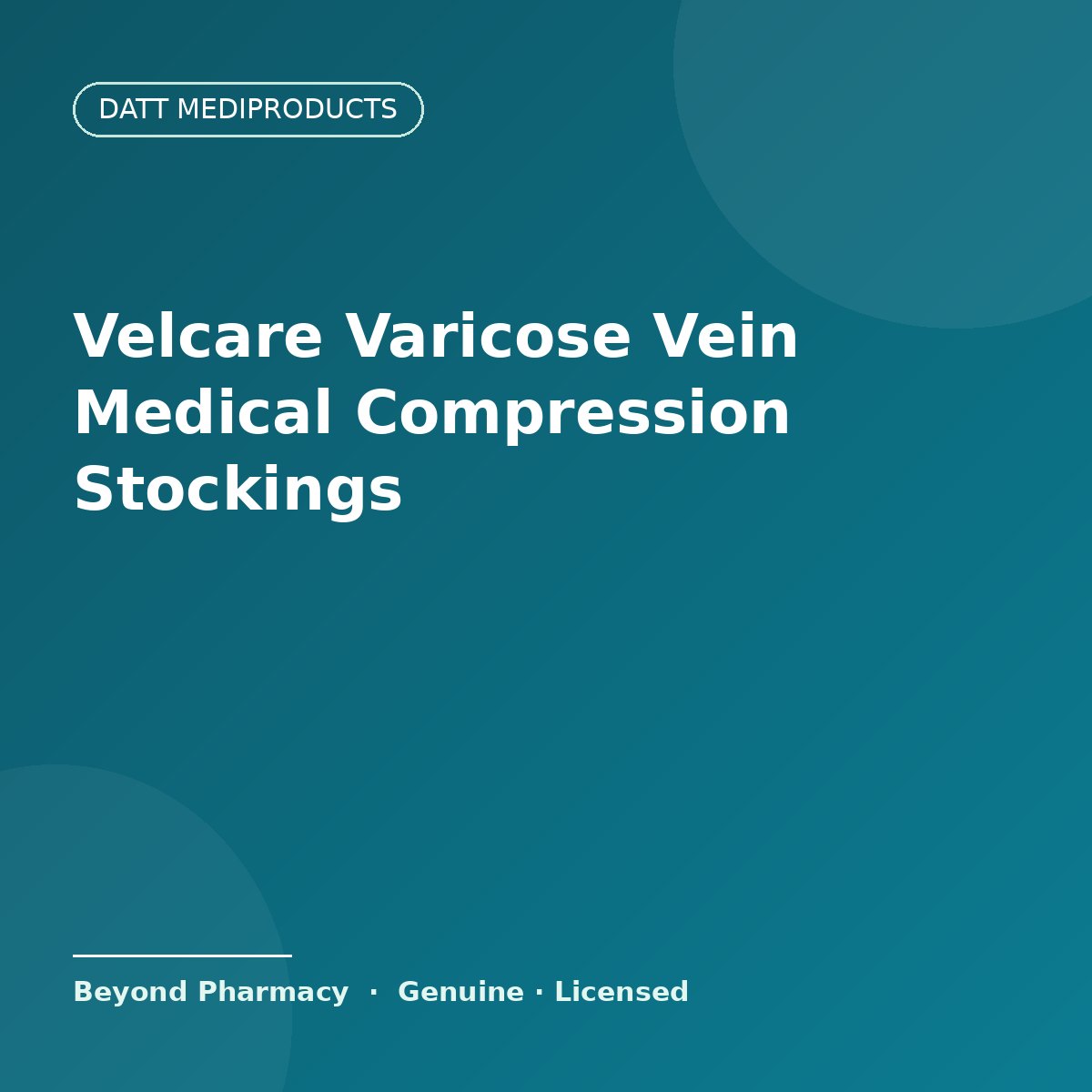 Datt Mediproducts Velcare Varicose Vein Medical Compression Stockings (23–32 mmHg) – Datt Mediproducts medical product