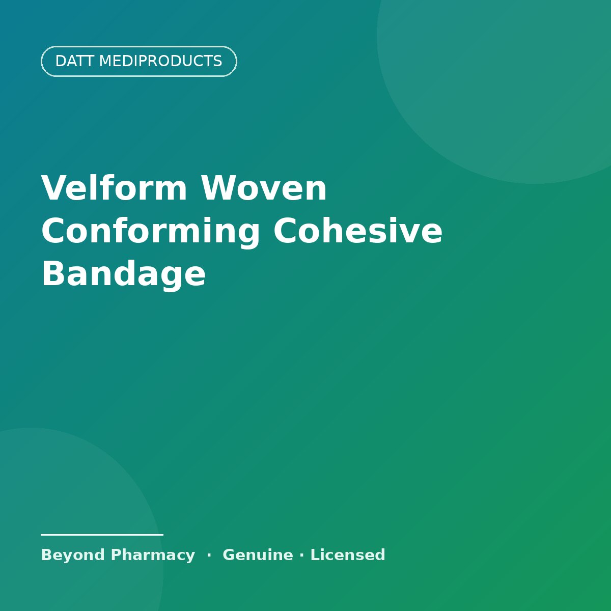 Datt Mediproducts Velform Woven Conforming Cohesive Bandage – Datt Mediproducts