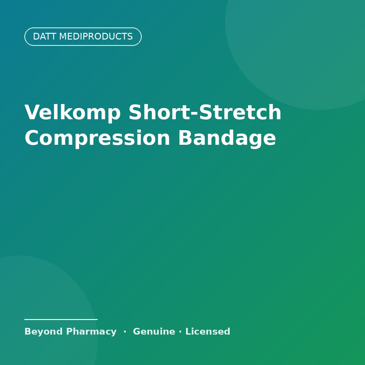 Datt Mediproducts Velkomp Short-Stretch Moderate-Compression Bandage – Datt Mediproducts