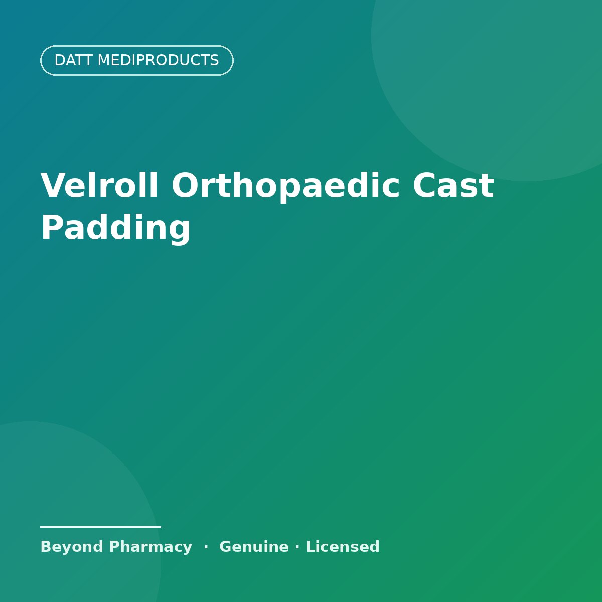 Datt Mediproducts Velroll Orthopaedic Cast Padding – Datt Mediproducts