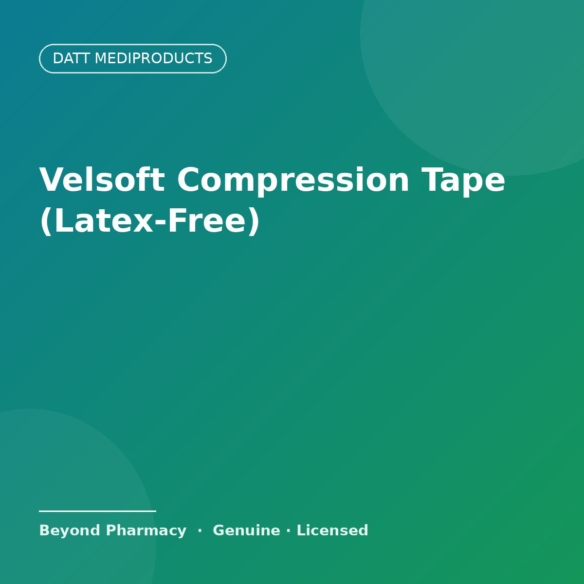 Datt Mediproducts Velsoft Compression Tape (Latex-Free) – Datt Mediproducts medical product