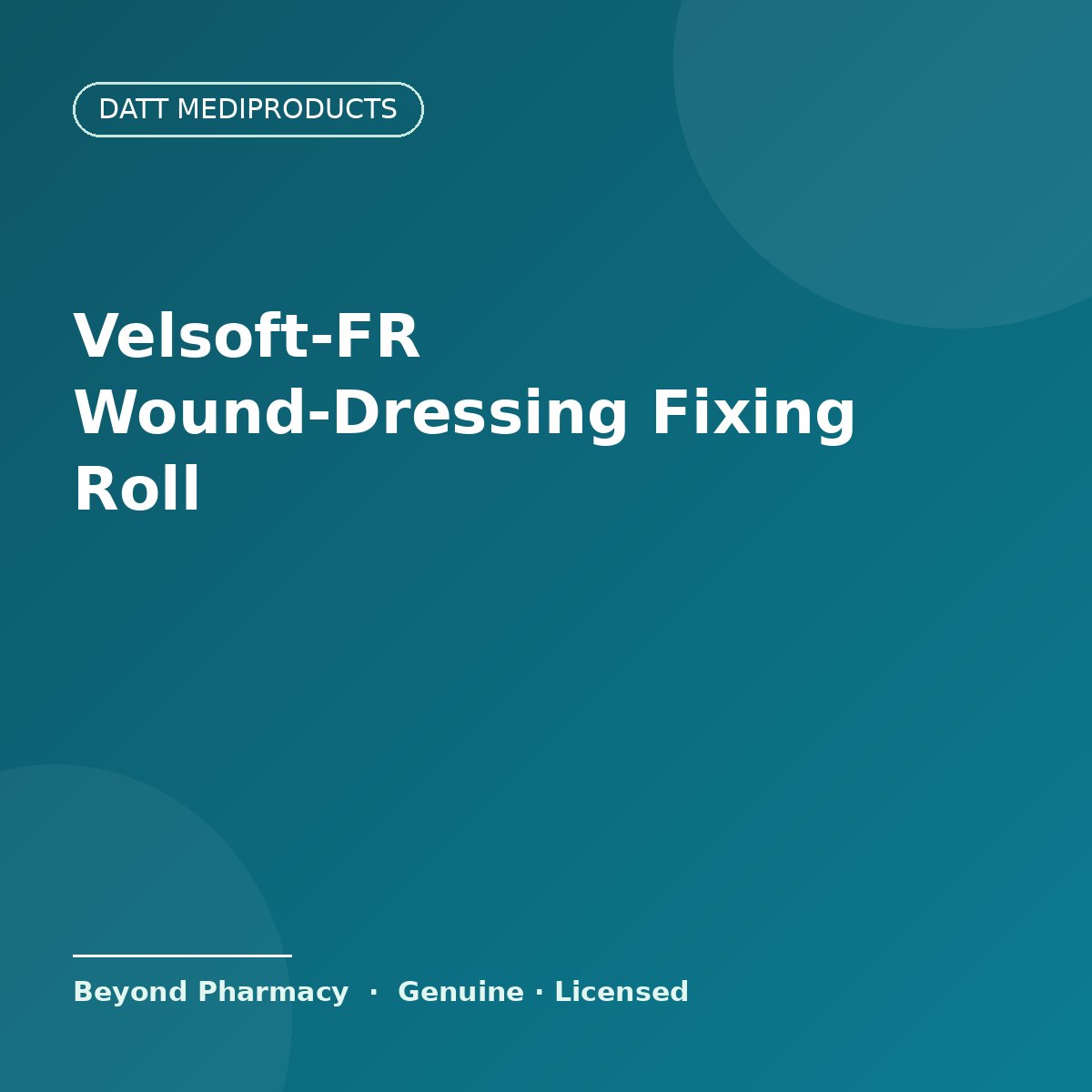 Datt Mediproducts Velsoft-FR Wound-Dressing Fixing Roll – Datt Mediproducts medical product