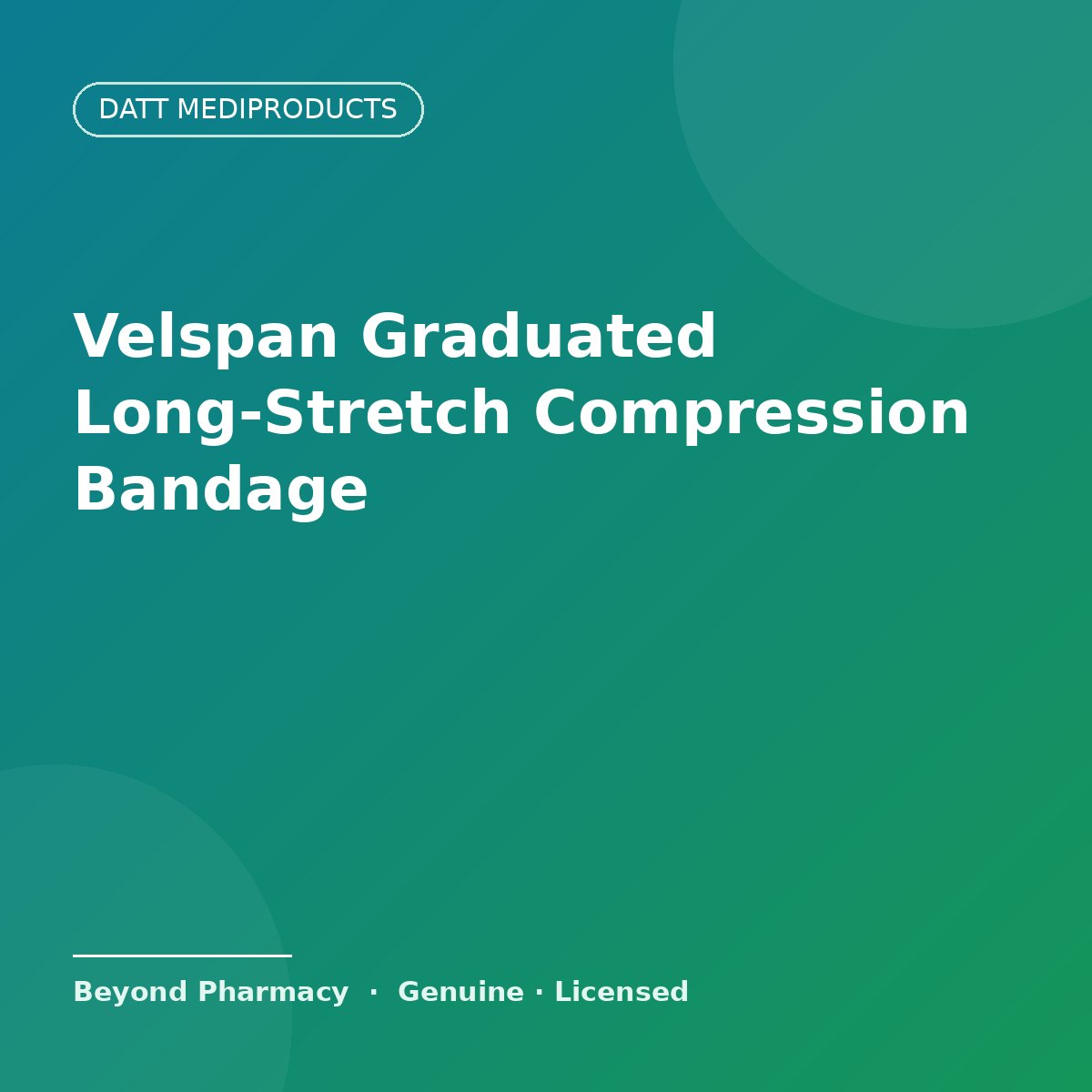 Datt Mediproducts Velspan Strong Graduated Long-Stretch Compression Bandage (Type 3C) – Datt Mediproducts